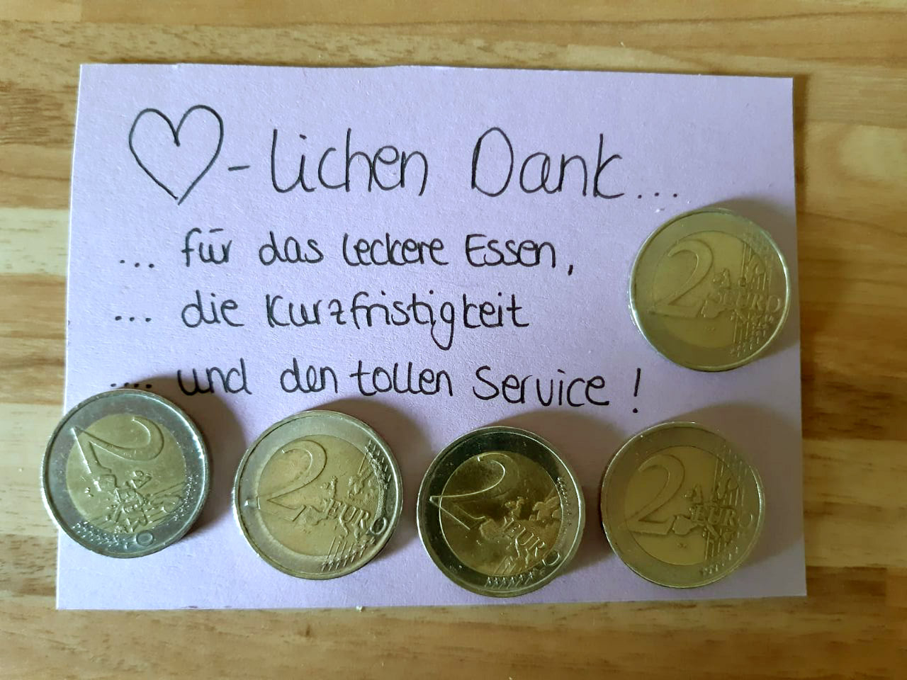 Dankesnotiz